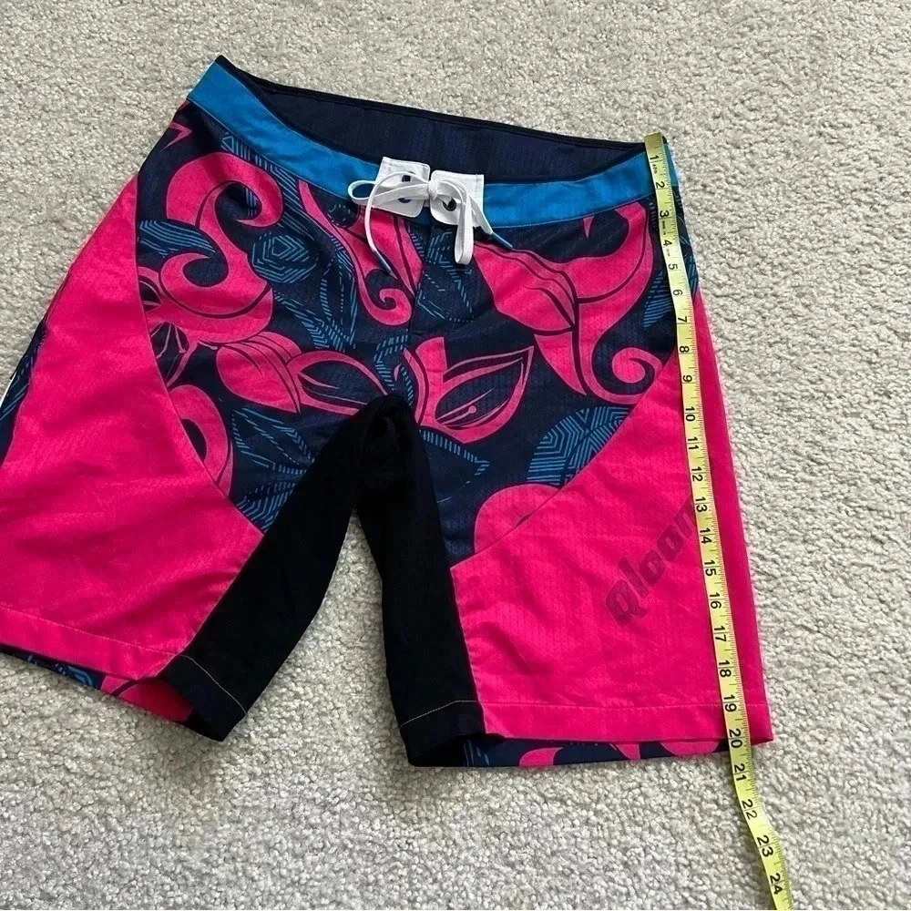 Qloom Silberhorn Bike Cycling Mountain Biking Shorts Pink Blue Women Sz Large